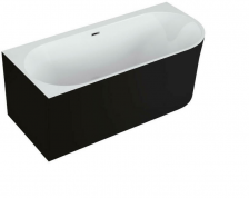M-Acryl Balance különleges akril kád 160x75 + előlap + láb (fekete) bal